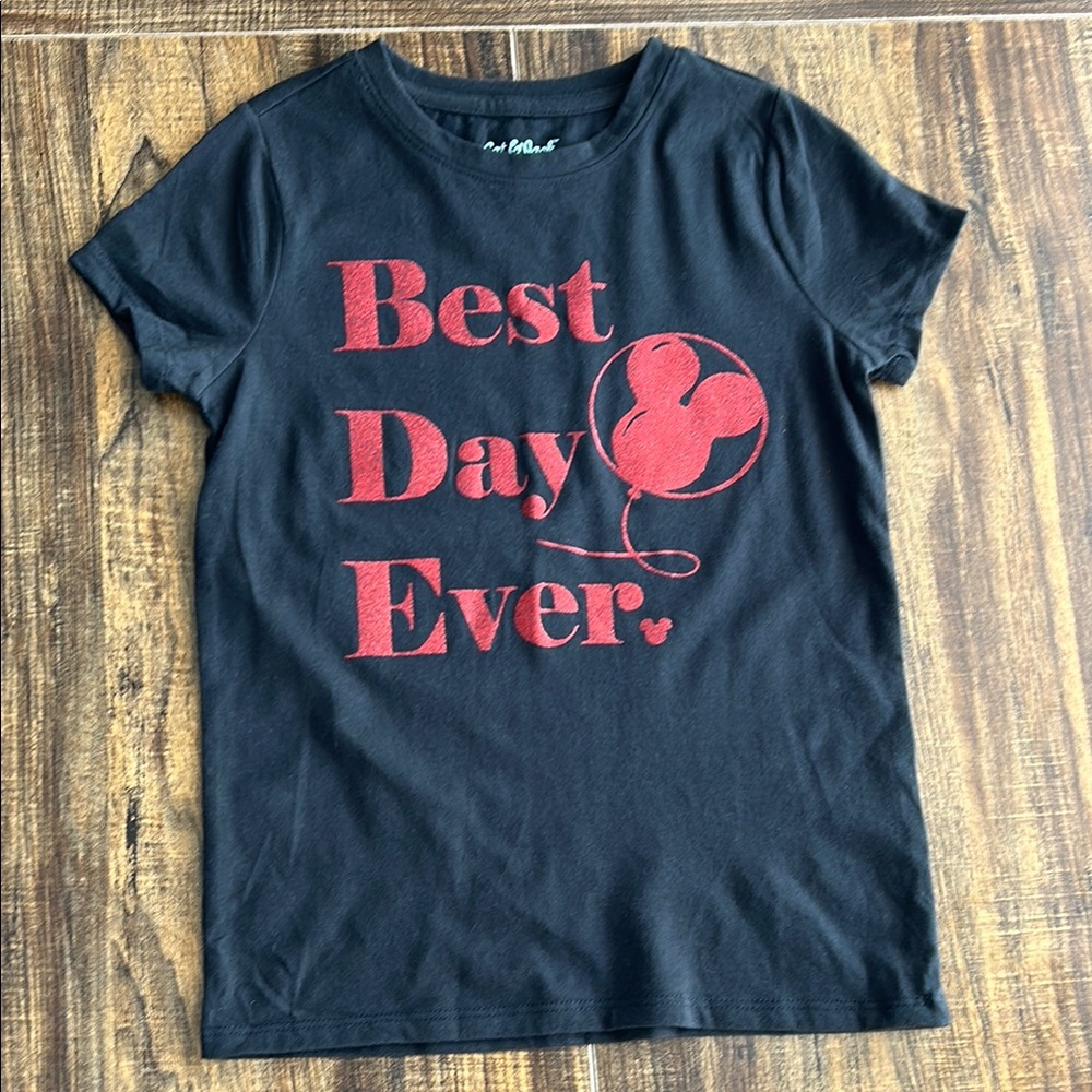 “Best Day Ever” Kids Shirt with Disney Decor